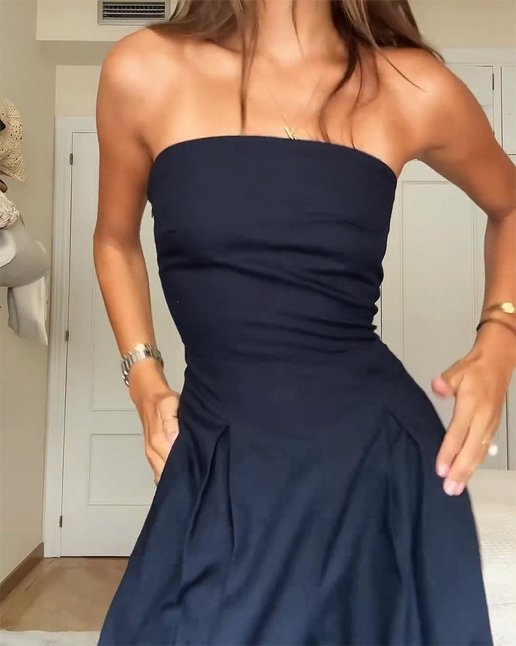 René | Elegante Strapless Jumpsuit