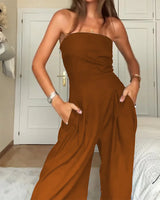 René | Elegante Strapless Jumpsuit