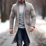 luxe winterjas heren premium wol
