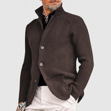 lichte gebreide blazer voor herfst en lente
