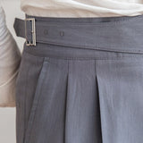 Steengrijs Slim fit grijze pantalon voor heren
