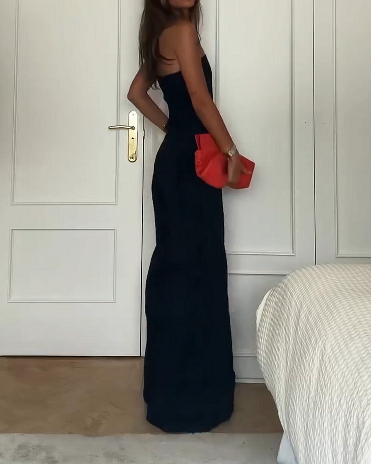 René | Elegante Strapless Jumpsuit