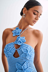 Amalfi Bloom | Handgehaakte Maxi-Jurk