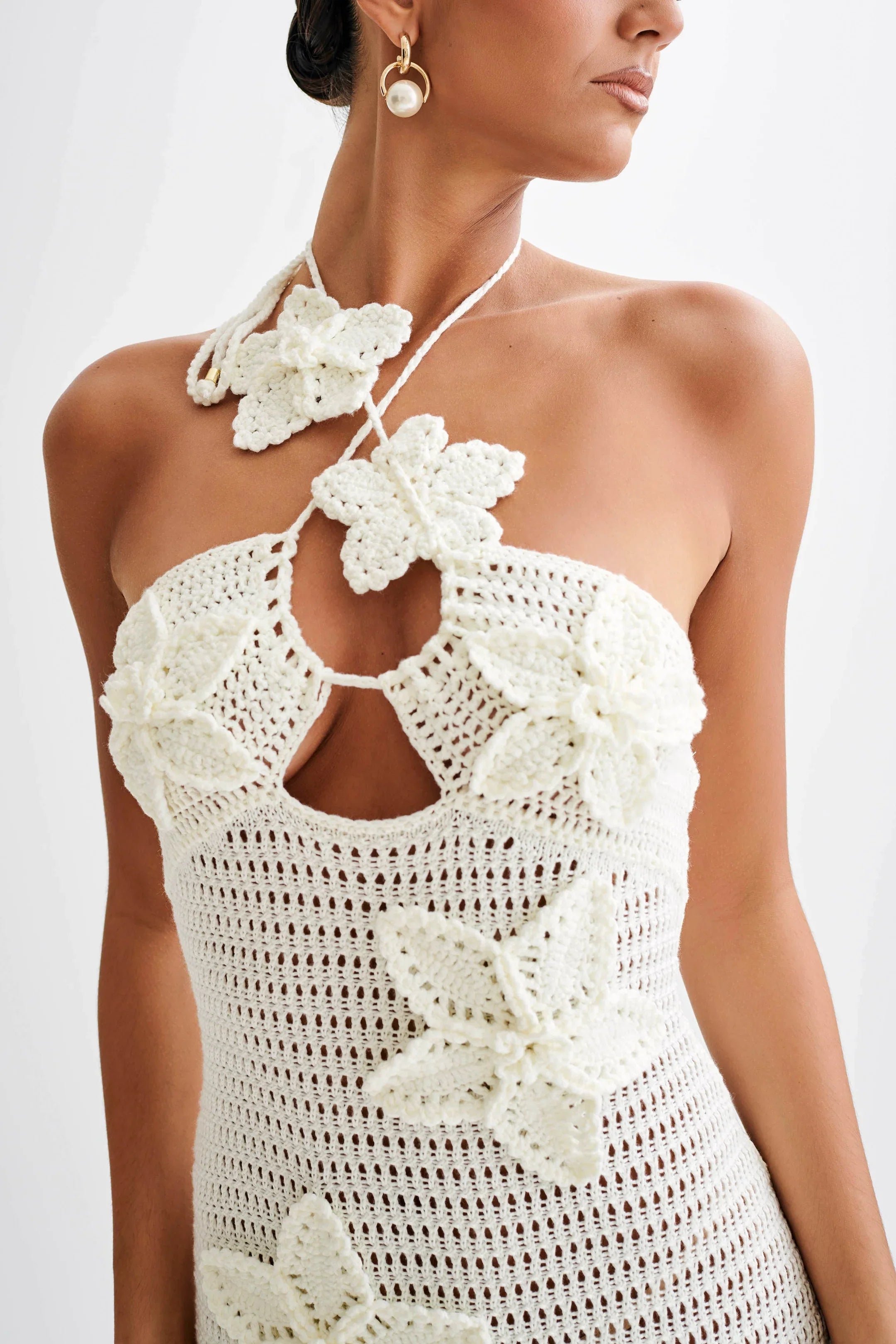 Amalfi Bloom | Handgehaakte Maxi-Jurk