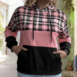 Roze luxe hoodie voor dames

