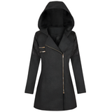 luxe capuchonjas dames


