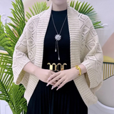 dames vest in beige
