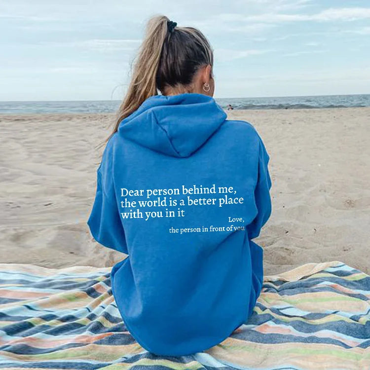 Zachte en comfortabele trui in unisex design, ideaal om positiviteit te verspreiden