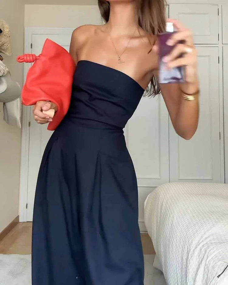 René | Elegante Strapless Jumpsuit
