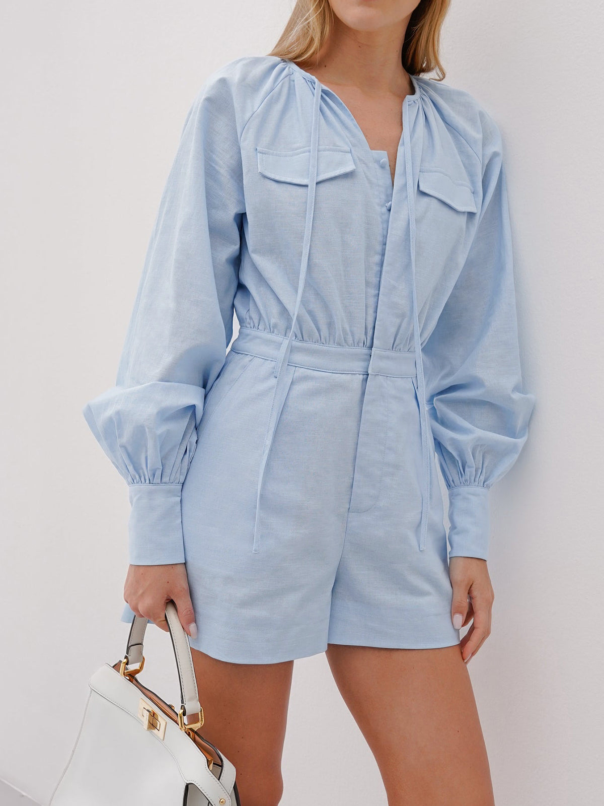 katoenen jumpsuit voor casual dagen
