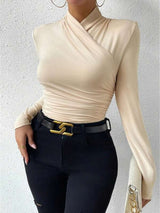 Caline | Crossed Wrap Top