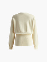 Isabelle | Gebreid Vest met Gouden Knopen