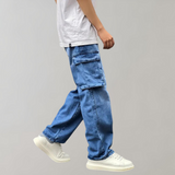 Aart | Denim Cargo Broek
