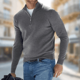 moderne half-zip trui voor heren
