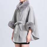 Modieus warm vest voor dames in acryl en wol
