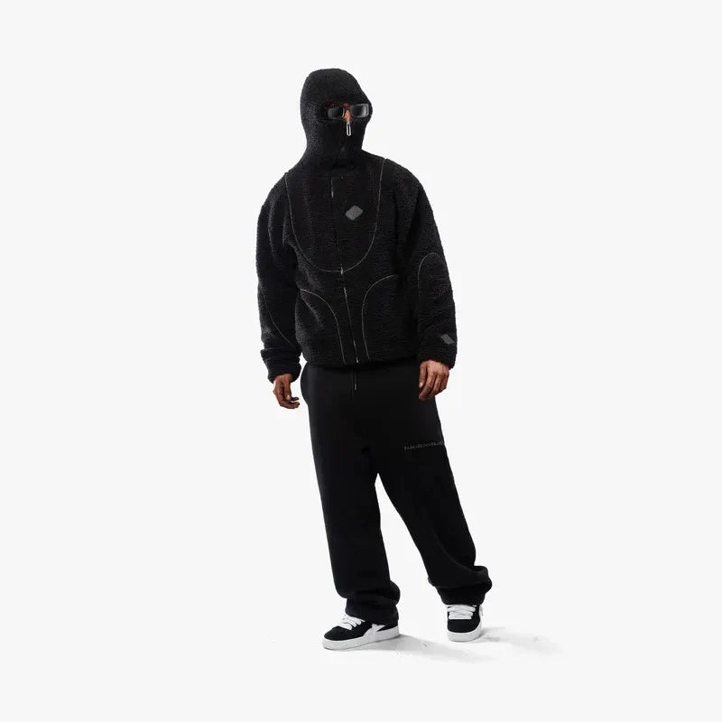 casual sherpa fleece jas
