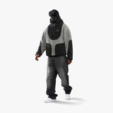 heren fleece jas met capuchon
