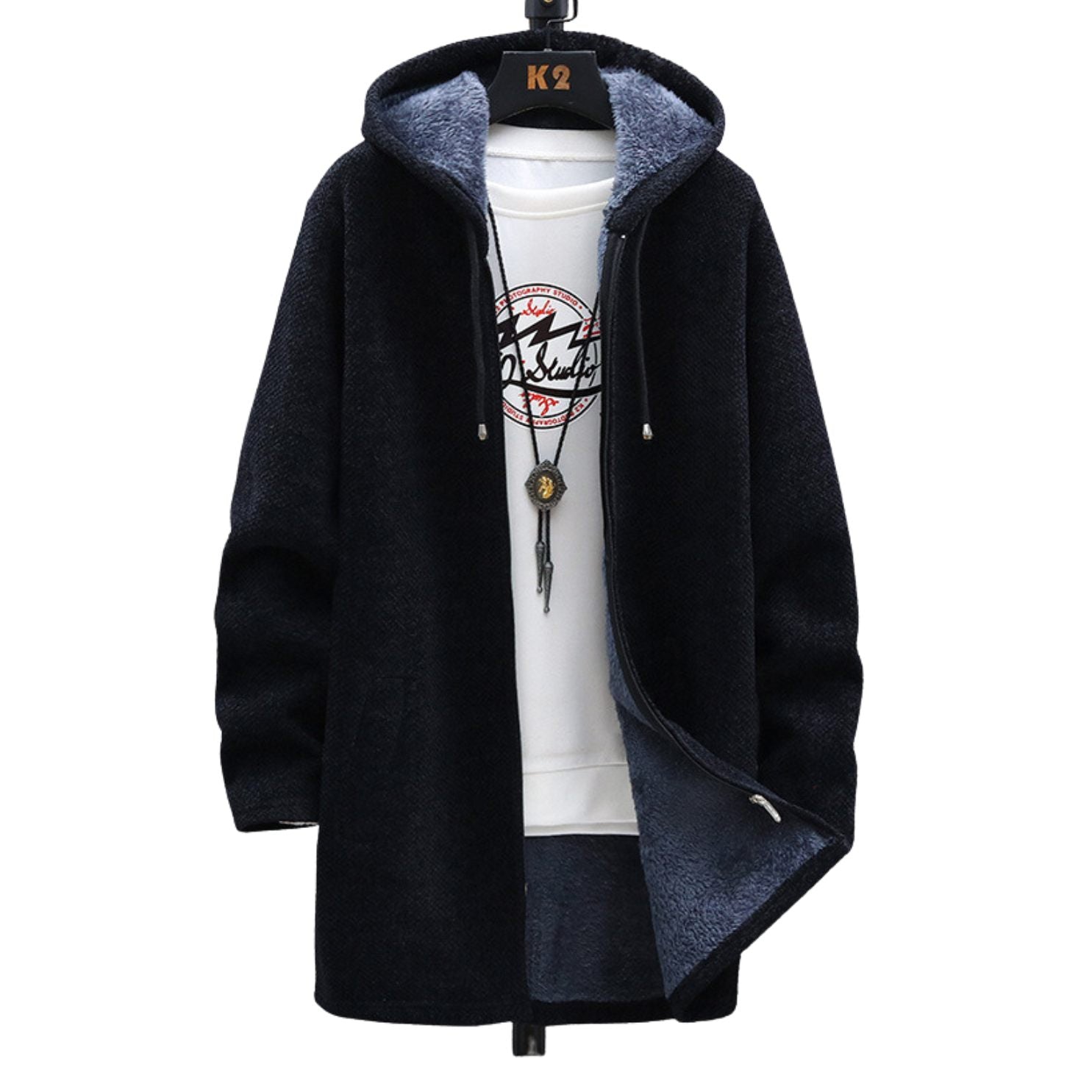 zacht fleecevest voor winter
