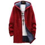 heren fleece vest met capuchon
