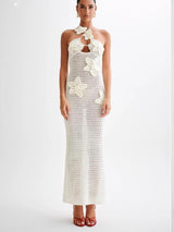 Amalfi Bloom | Handgehaakte Maxi-Jurk