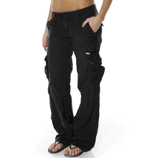 CAMILLE - Stijlvolle cargo broek voor dames