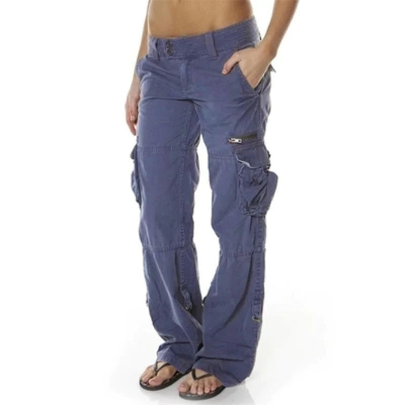 CAMILLE - Stijlvolle cargo broek voor dames