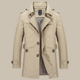 klassieke trenchcoat met dubbele knoopsluiting
