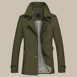 trenchcoat met reverskraag en verfijnde afwerking

