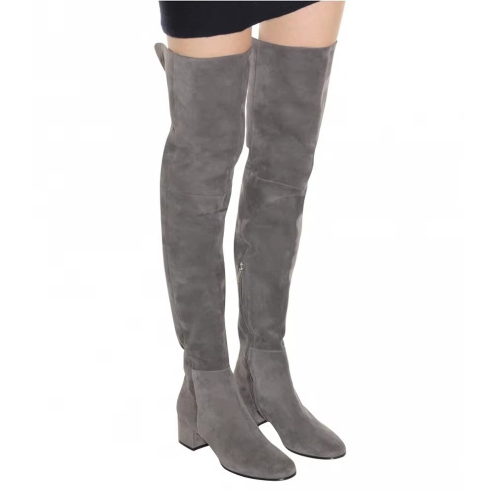 Savannah | Stijlvolle Suede Hoge Laarzen