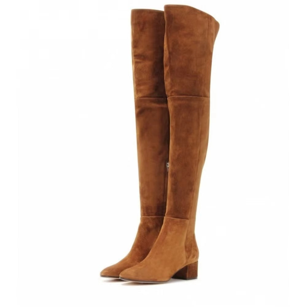 Savannah | Stijlvolle Suede Hoge Laarzen