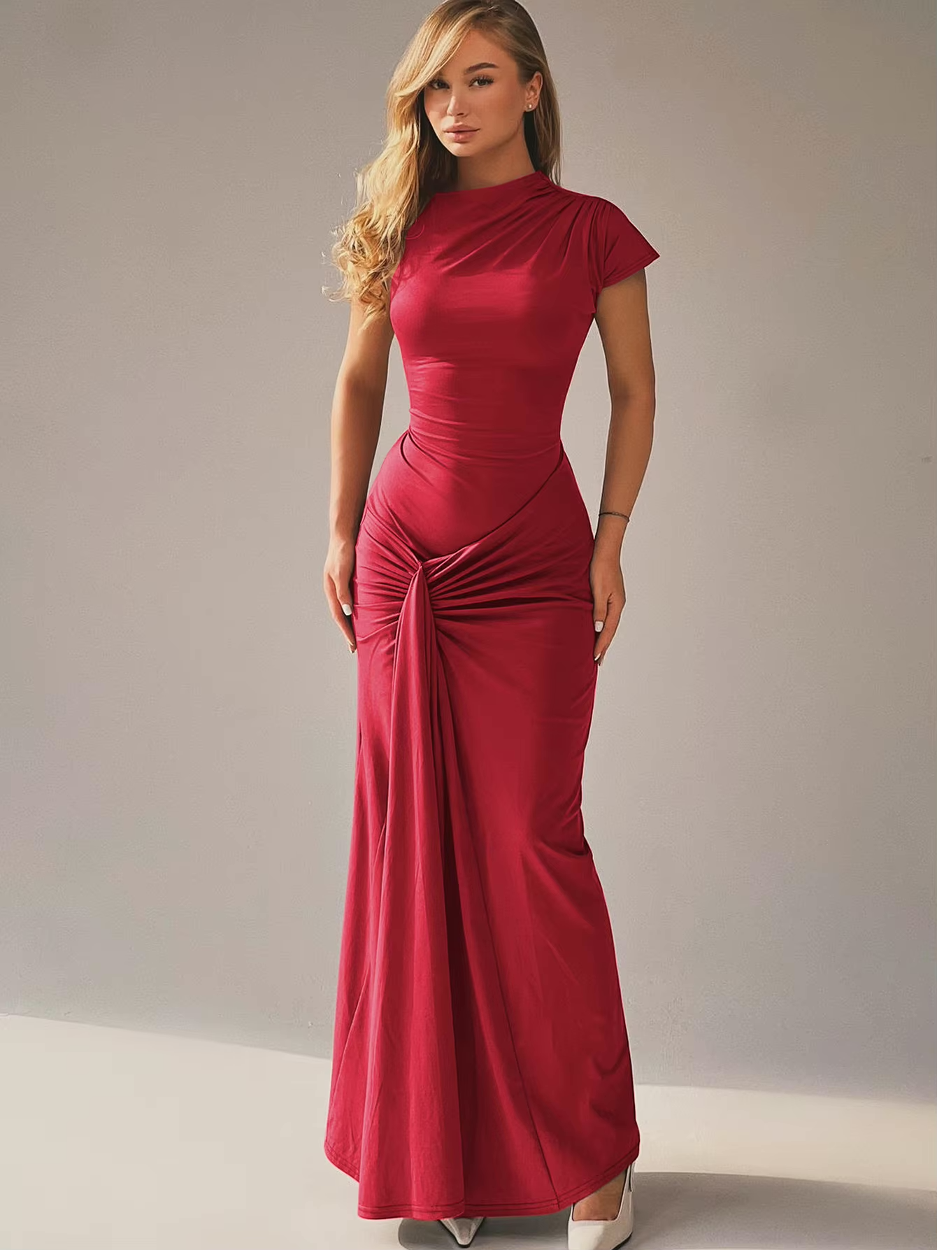 Celina Lace-Up Gown | Maxi Jurk