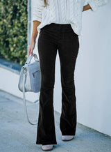 Mila | Stylish High Waist Flare Pants for Women
