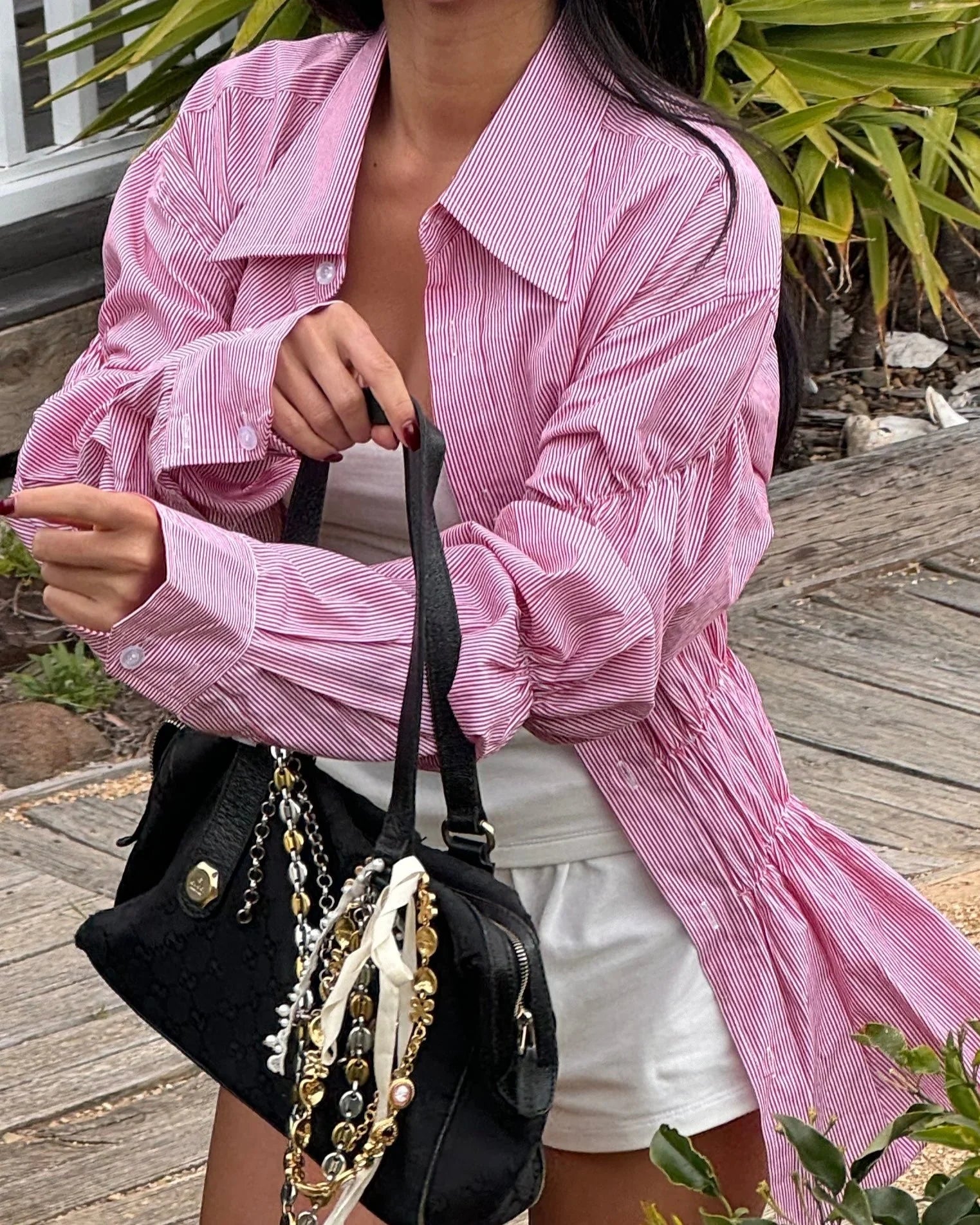 Rivana | Getailleerde Stretch Blouse