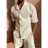 zomerse heren set met ribstof
