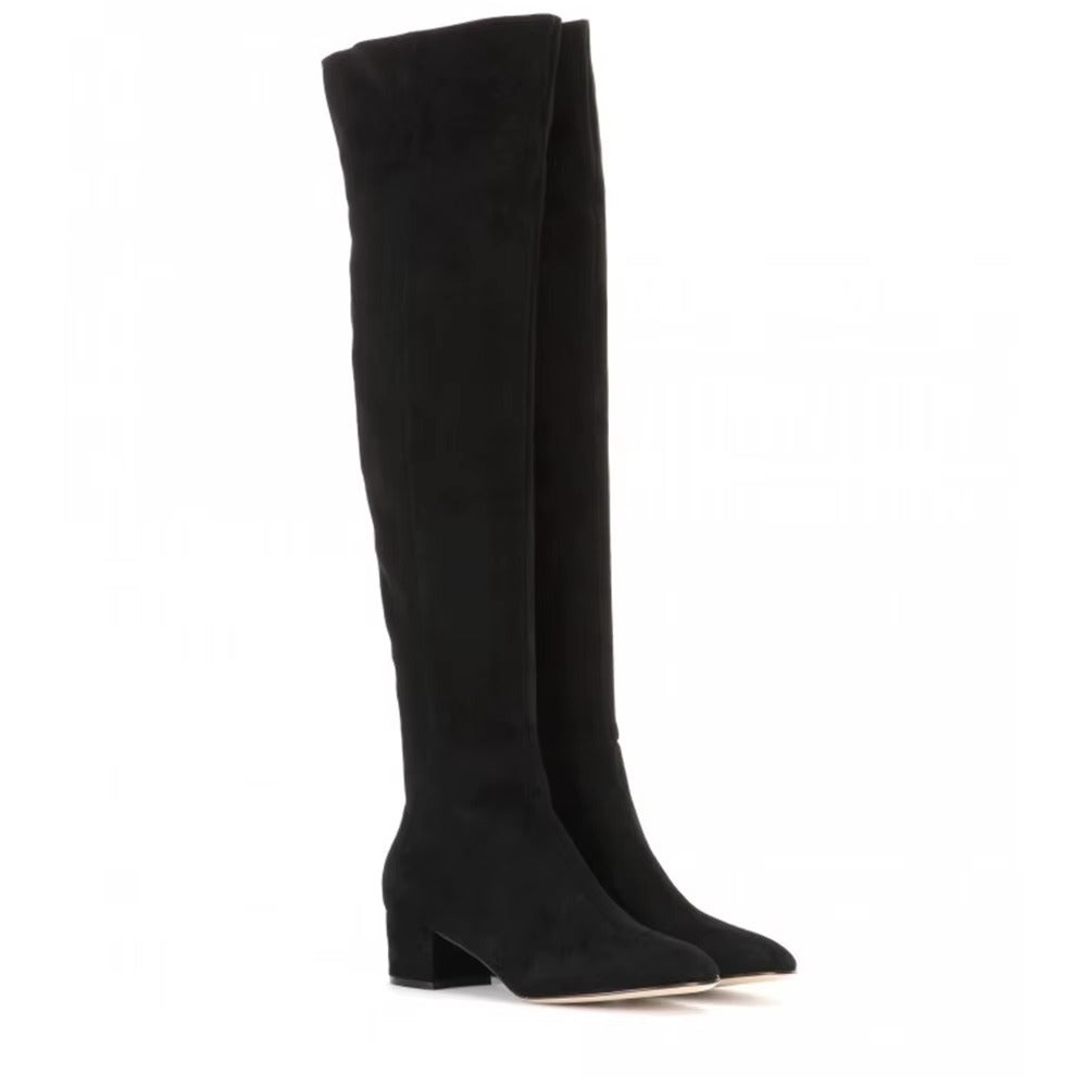 Savannah | Stijlvolle Suede Hoge Laarzen