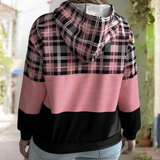Roze luxe hoodie voor dames
