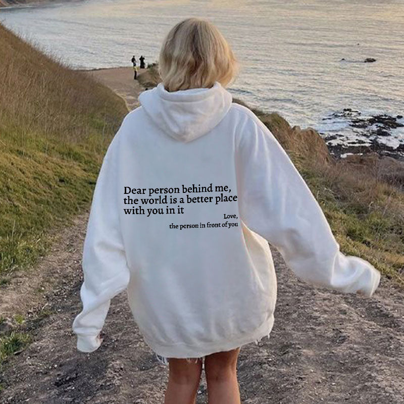 Kindness Sweatshirt met inspirerende boodschap, perfect voor dagelijks gebruik en casual outfits