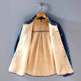 denver denim jas met fleece voering
