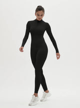 Sportieve jumpsuit met verstelbare rits – ideaal voor binnen en buiten