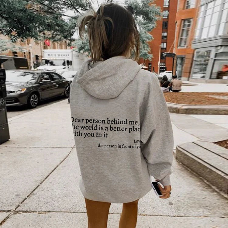 Kindness Sweatshirt met inspirerende boodschap, perfect voor dagelijks gebruik en casual outfits