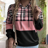 Roze luxe hoodie voor dames
