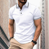 Oliver Slim Fit Polo heren wit casual slim fit shirt katoen
