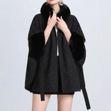 Modieus warm vest voor dames in acryl en wol
