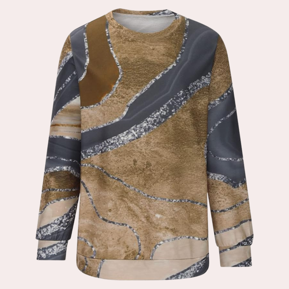 Margo sweatshirt in zachte stof en stijlvolle snit
