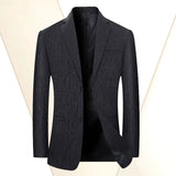Zwart slim fit colbert voor heren | Klassiek jasje voor bruiloft of gala